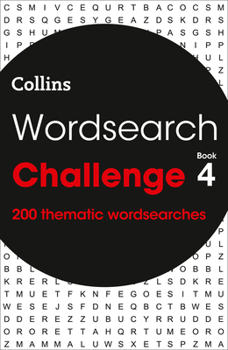 Paperback Wordsearch Challenge: Book 4: 200 Thematic Wordsearches Book