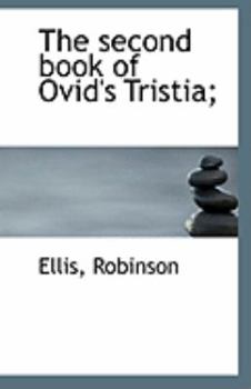 Paperback The Second Book of Ovid's Tristia; Book