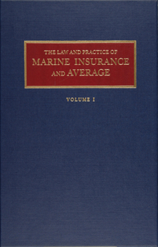 Hardcover Law and Practice of Marine Insurance and Average Set Book