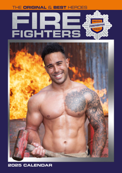 Calendar 2025 Firefighters Calendar: Plastic Free Packaging Book