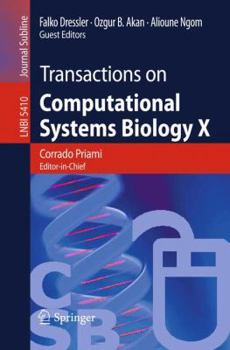 Paperback Transactions on Computational Systems Biology X Book
