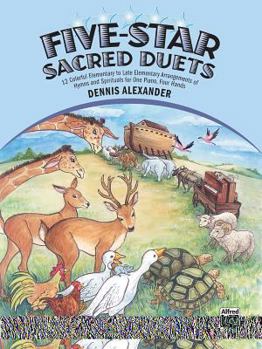 Paperback Five-Star Sacred Duets (for Piano) Book