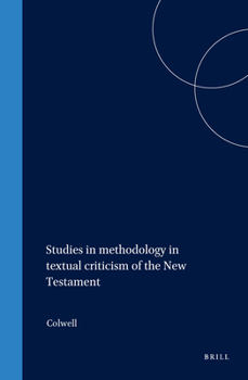 Hardcover Studies in Methodology in Textual Criticism of the New Testament Book