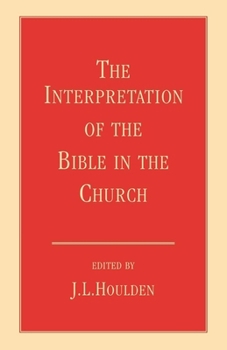 Paperback The Interpretation of the Bible in the Church Book