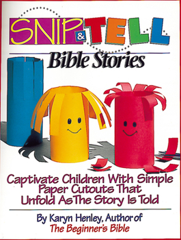 Paperback Snip & Tell Bible Stories Book