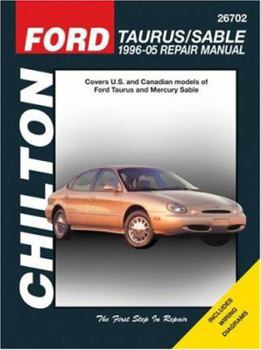Paperback Ford Taurus/Sable 1996-05 Repair Manual Book