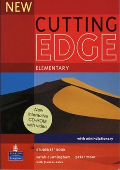 Paperback NEW CUTTING EDGE ELEMENTARY STUDENTS BOOK AND CD-ROM PACK Book