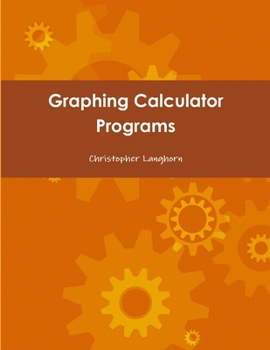 Paperback Graphing Calculator Programs Book