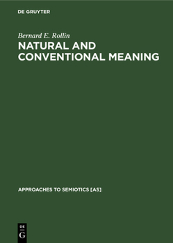 Hardcover Natural and Conventional Meaning: An Examination of the Distinction Book