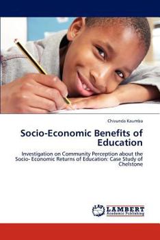 Paperback Socio-Economic Benefits of Education Book