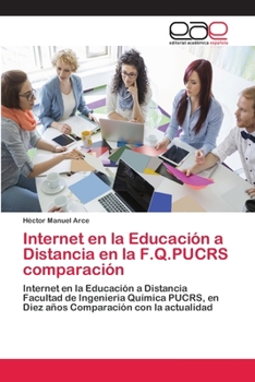 Paperback Internet en la Educación a Distancia en la F.Q.PUCRS comparación [Spanish] Book