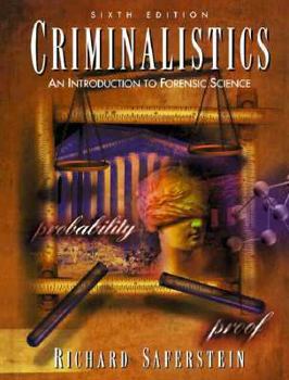 Hardcover Criminalistics: An Introduction to Forensic Science Book
