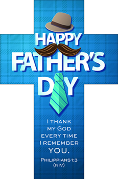 Bookmark Cross - Father's Day - Happy Father's Day