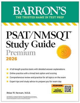 Paperback Psat/NMSQT Premium Study Guide, 2026: 2 Practice Tests + Comprehensive Review+ 200 Online Drills Book