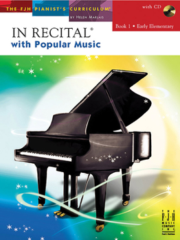Paperback In Recital(r) with Popular Music, Book 1 Book