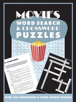 Paperback Movies Word Search and Crossword Puzzles Book