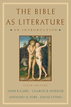 Paperback The Bible as Literature: An Introduction Book