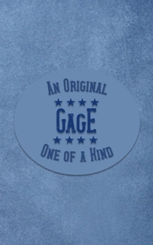 Paperback Gage: Personalized Writing Journal for Men Book