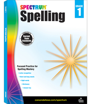 Paperback Spectrum Spelling, Grade 1: Volume 28 Book
