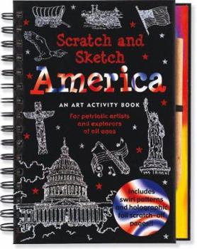 Spiral-bound America: An Art Activity Book for Patriotic Artists and Explorers of All Ages [With Wooden Stylus] Book