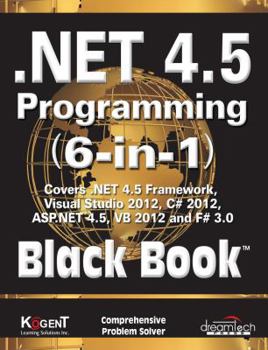 Paperback .NET 4.5 Programming 6-in-1, Black Book