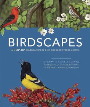Hardcover Birdscapes: A Pop-Up Celebration of Bird Songs in Stereo Sound [With Sound Board with Bird Songs] Book