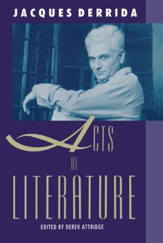 Hardcover Acts of Literature Book