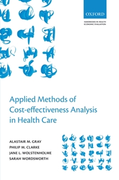 Paperback Applied Methods of Cost-Effectiveness Analysis in Healthcare Book