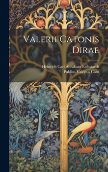 Hardcover Valerii Catonis Dirae Book