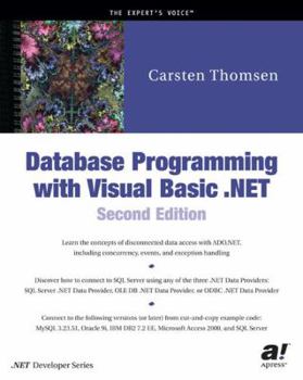 Paperback Database Programming with Visual Basic .Net Book