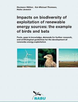 Paperback Impacts on biodiversity of exploitation of renewable energy sources: the example of birds and bats [German] Book