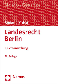 Paperback Landesrecht Berlin: Textsammlung [German] Book