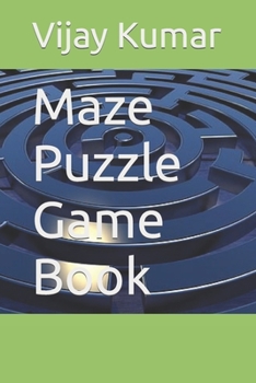 Paperback Maze Puzzle Game Book