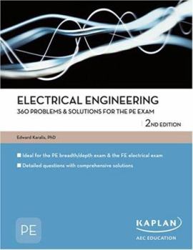 Paperback Electrical Engineering 360 Problems & Solutions for the PE Exam Book