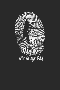 Paperback It's in my DNA: Baseball Notebook 6 x 9 Dotted Dot Grid Journal Gift For Baseball Players (108 Pages) Book