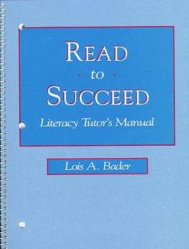 Paperback Read to Succeed, Literacy Tutor's Manual Book