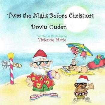 Paperback Twas the Night Before Christmas Down Under Book