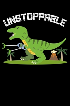 Unstoppable: OT Occupation Therapist TRex Lined Notebook Journal Diary 6x9