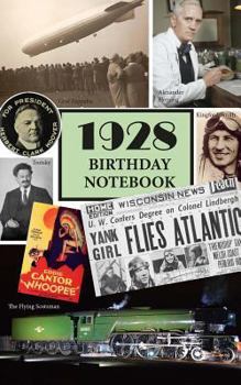 Paperback 1928 Birthday Notebook: A Great Alternative to a Card Book