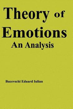 Paperback Theory of Emotions: An Analysis Book
