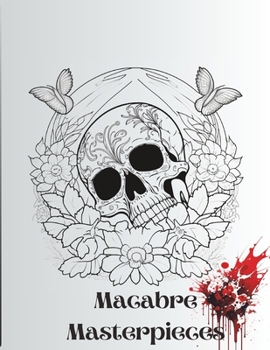 Paperback Macabre Masterpieces: Fantasy adult coloring book