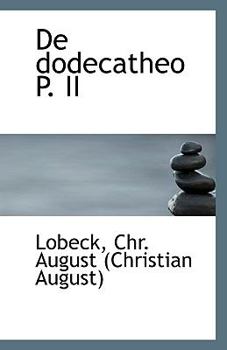 De dodecatheo P. II