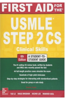 Paperback First Aid for the USMLE Step 2 CS Book