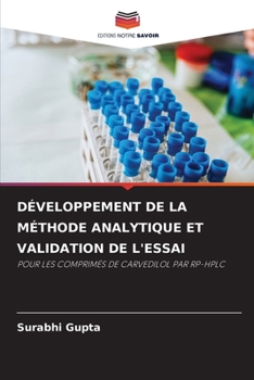 Paperback Développement de la Méthode Analytique Et Validation de l'Essai [French] Book