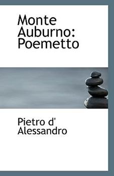 Paperback Monte Auburno: Poemetto Book