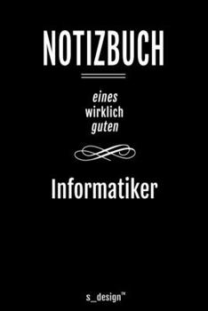 Notizbuch für Informatiker: Originelle Geschenk-Idee [120 Seiten liniertes blanko Papier ] (German Edition)