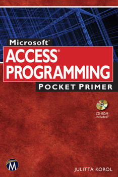 Paperback Microsoft Access Programming Pocket Primer Book