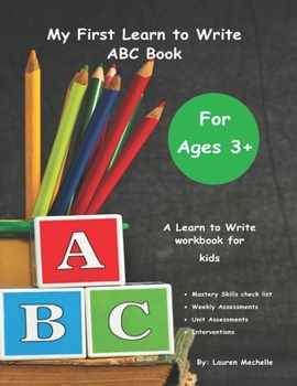 Paperback My First Learn to Write ABC Book