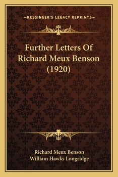 Further Letters Of Richard Meux Benson