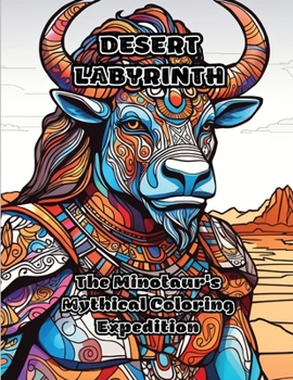 Paperback Desert Labyrinth: The Minotaur's Mythical Coloring Expedition Book